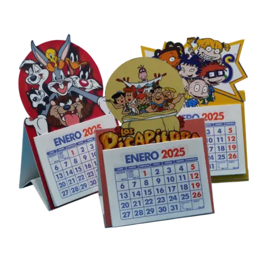 Recuadro tipo mini calendario de escritorio 